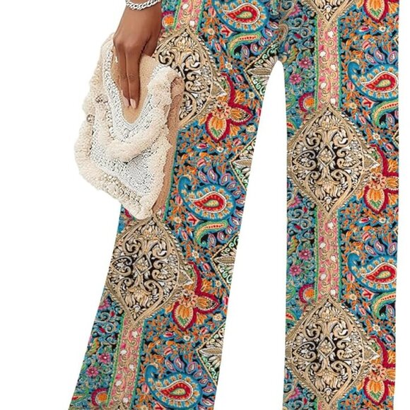 Other - Wide Leg Pants Woman Palazzo Pants High Waisted Drawstring Summer Fall Lounge Ca